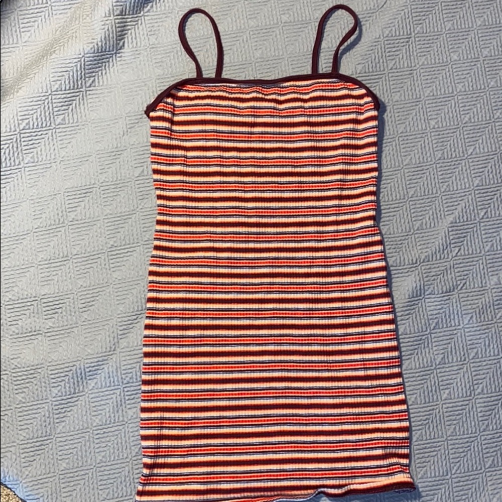 Top shop stripped mini dress size 6 US